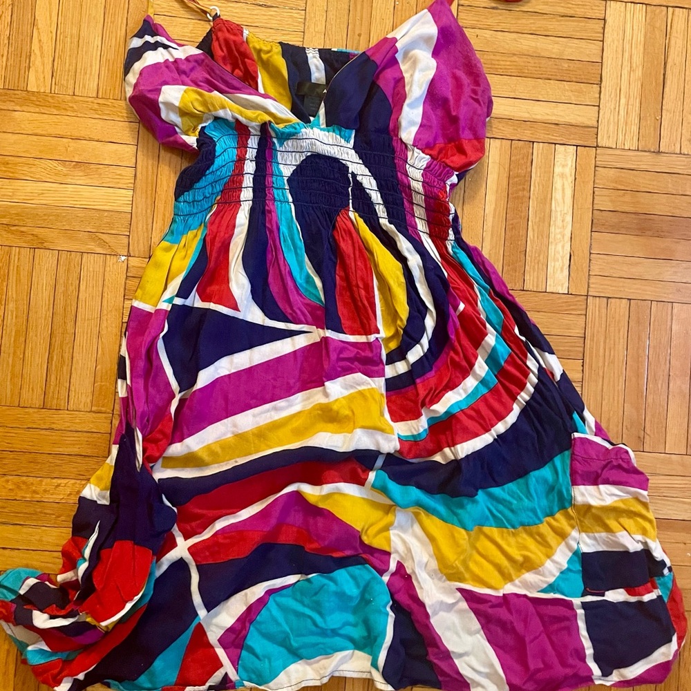 Aqua Multicolor Dress